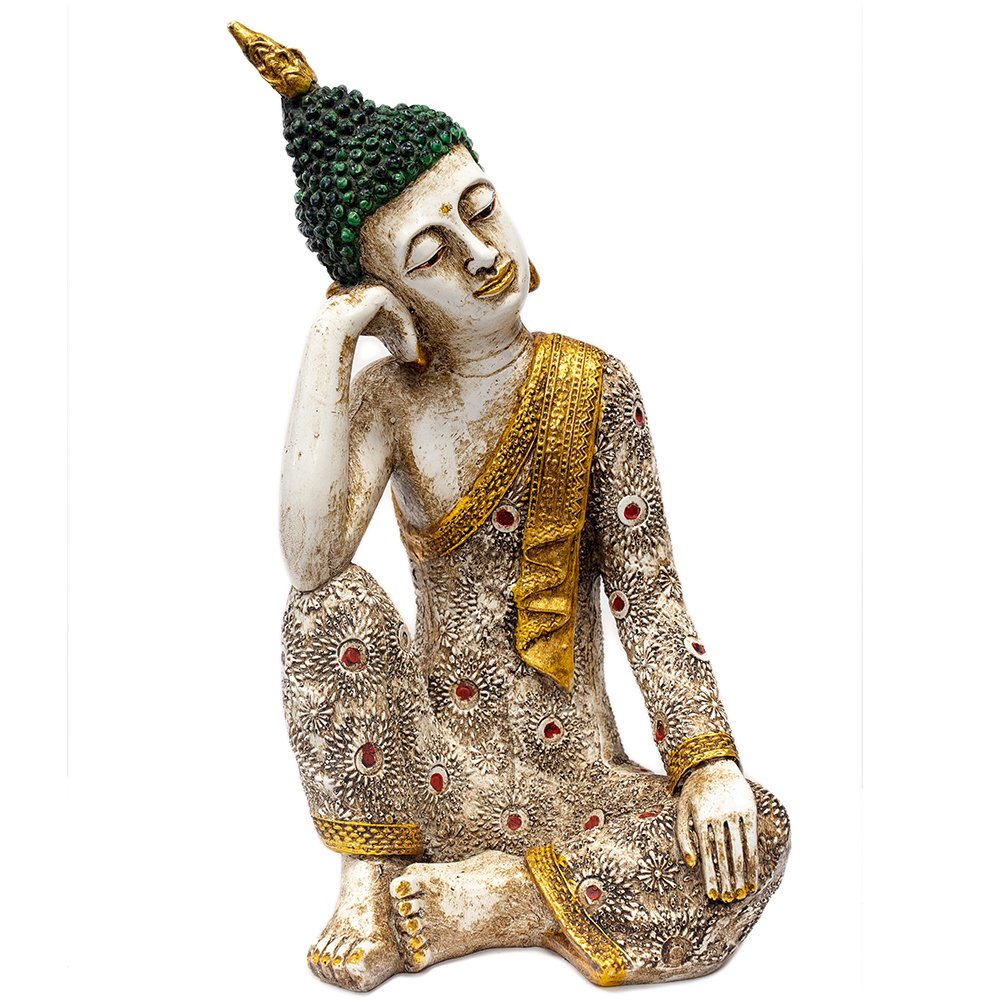Buddha nowa myśl Indyjski posążek