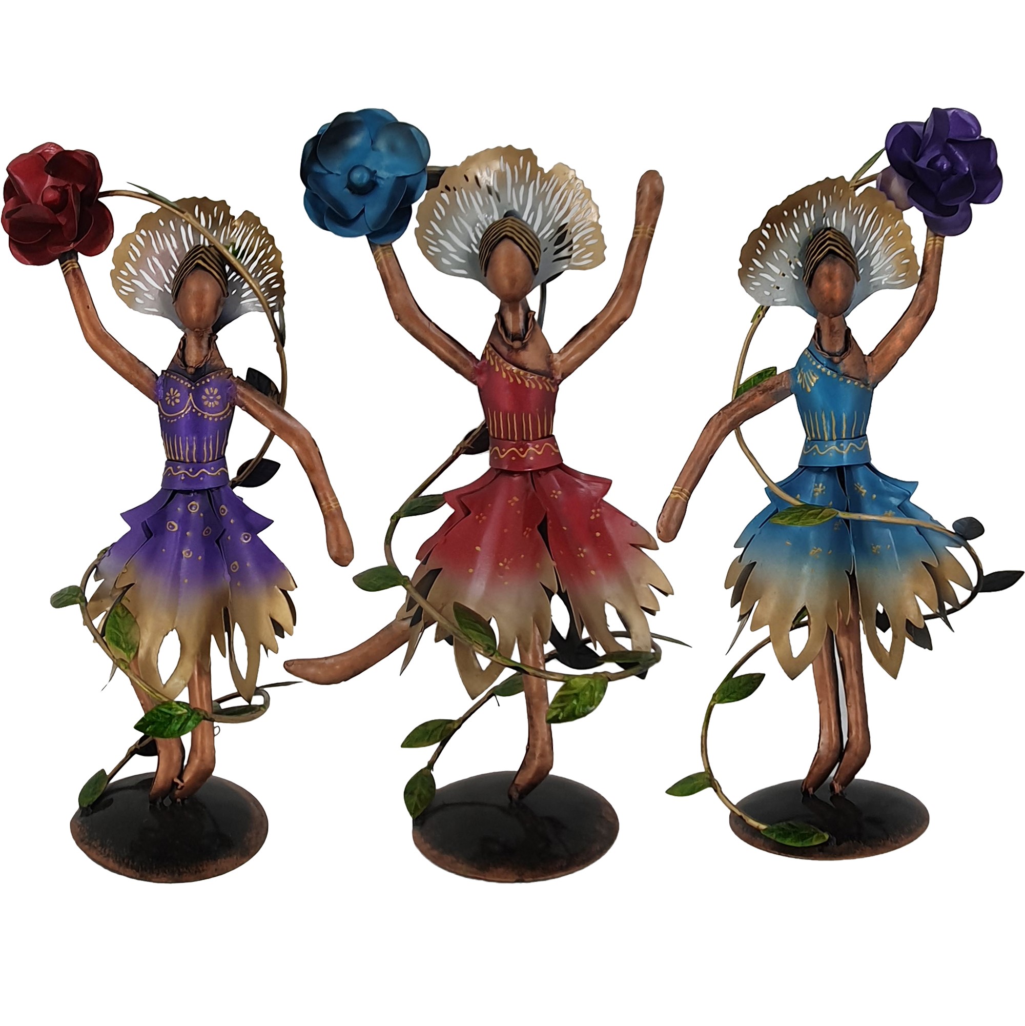 Dansara Indyjskie figurki tancerki zestaw