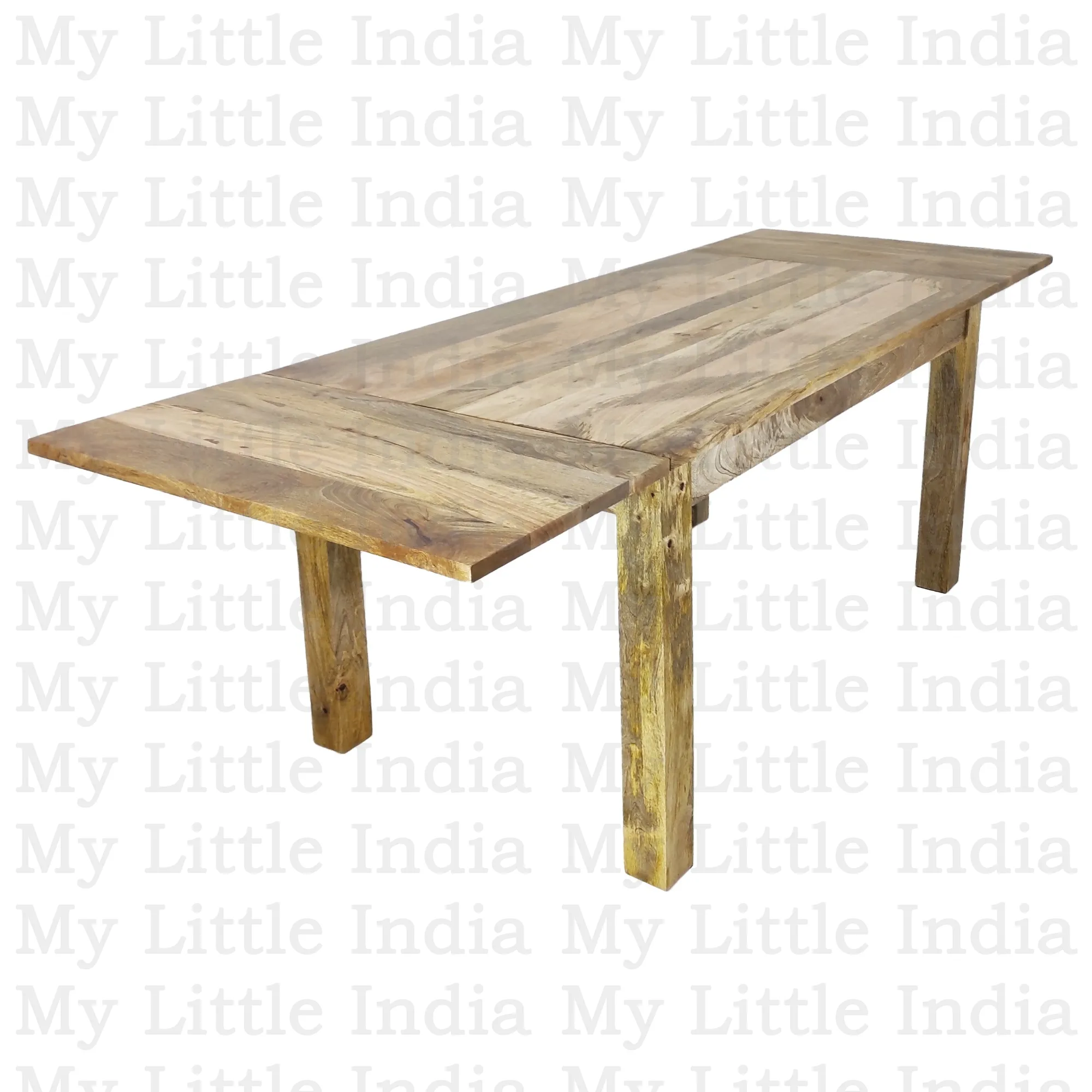 Manu Indyjski stół z litego mango 180-300 cm rozkładany