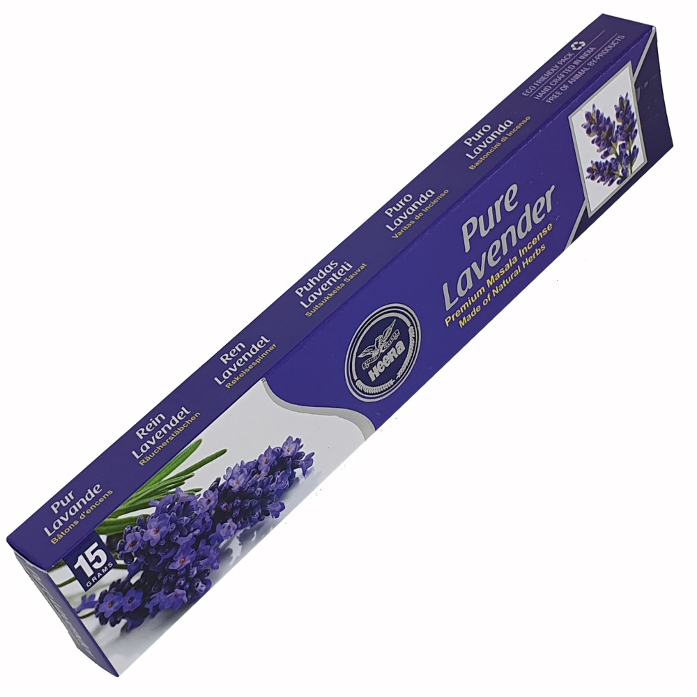 Indyjskie kadzidełka Heera pure lavender