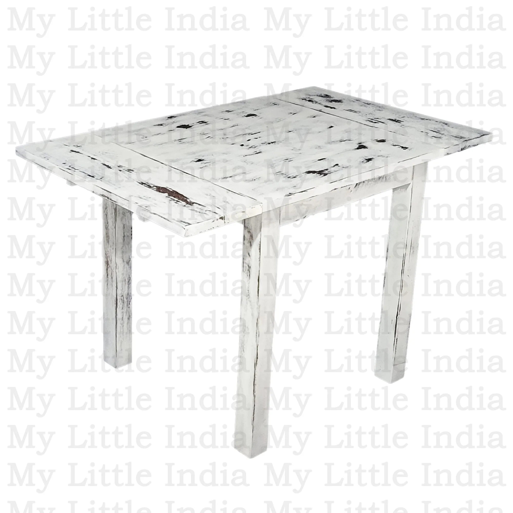 Hiresh Indyjski stół z drewna palisander 75-125 cm przecierany