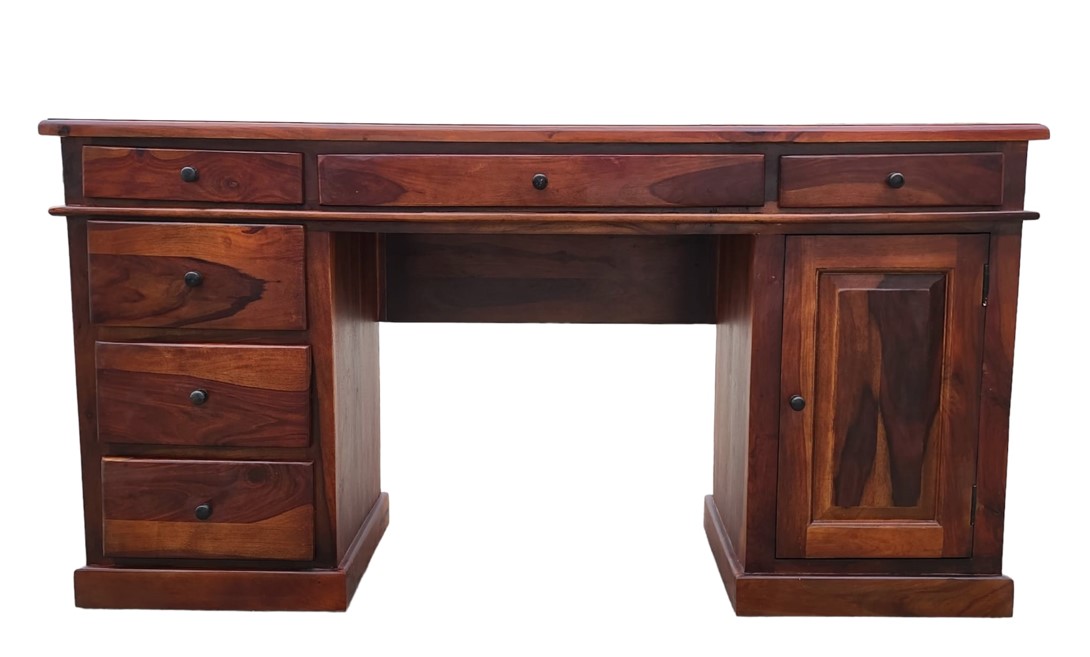 Indyjskie biurko z drewna palisander